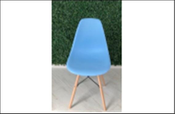 gh-801 B (PP 623) стул обеденный, голубой