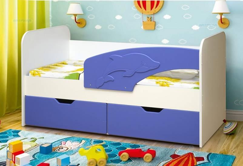Кровать детская «Дельфин» МДФ